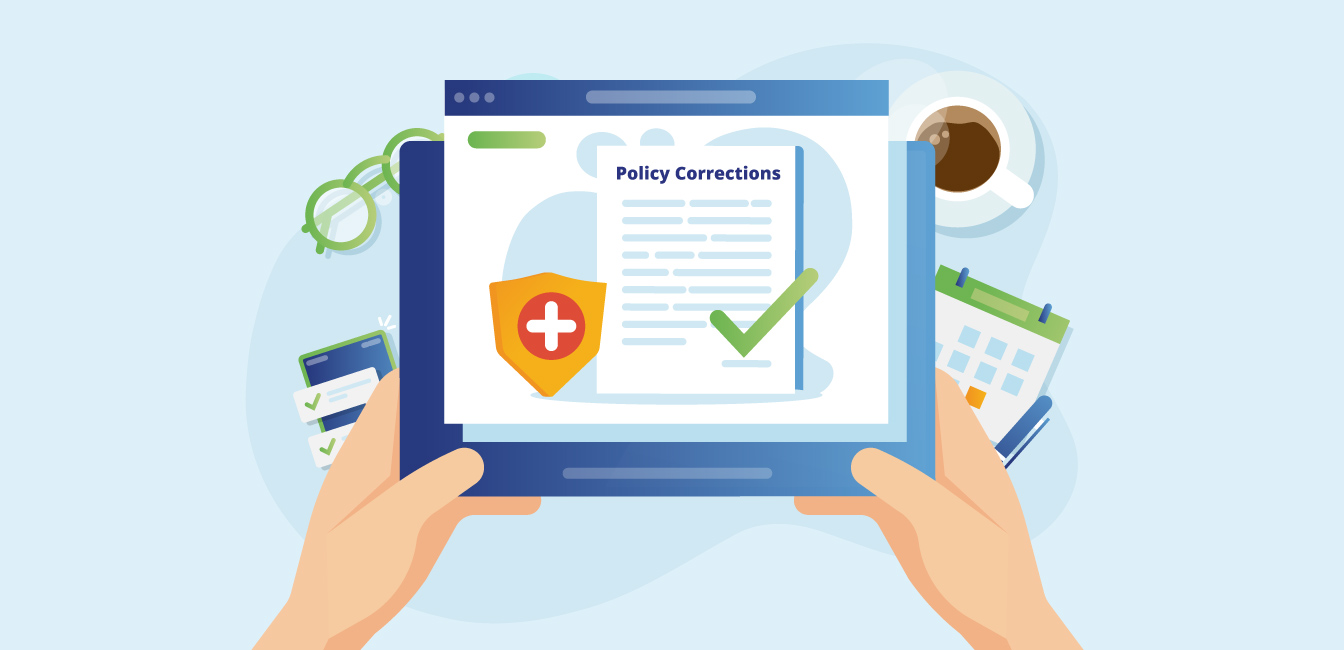Make Corrections to Insurance Policy